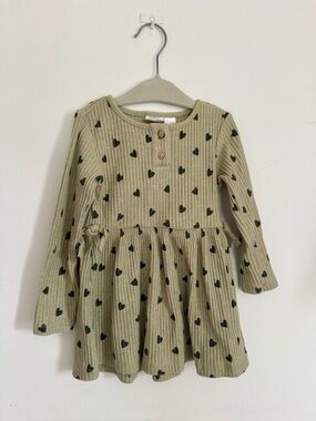 Zara Heart Print Dress